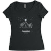 Camping Women's Triblend Scoop T-shirt