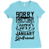 This Guy Is Taken By A Super Sexy January Girlfriend Ladies Fitted T-Shirt