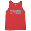 west ham in the blood retro style new Tank Top
