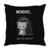 mondays (2) Throw Pillow