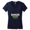 danger russ Women's V-Neck T-Shirt