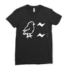 chicken say ciit cit Ladies Fitted T-Shirt