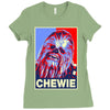 chewbacca poster, ideal gift or birthday present Ladies Fitted T-Shirt