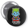 lil captain planet Pin-back button
