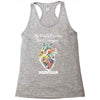 my body is a garden, not a graveyard black Racerback Tank
