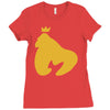 king gorilla Ladies Fitted T-Shirt