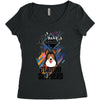 who loves german shepherd Women's Triblend Scoop T-shirt