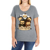 sloth motion Ladies Curvy T-Shirt