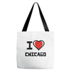 i love chicago Tote Bags