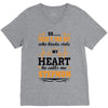 There's This Boy Who Stole My Heart He Calls Me Stepmom V-Neck Tee