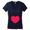 We're Hungry with Heart Women's V-Neck T-Shirt
