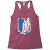 wings of freedom Racerback Tank