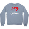 i love goldens Crewneck Sweatshirt