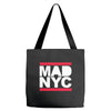mad nyc new york city run fashion baseball jersey Tote Bags