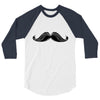 mustache 3/4 Sleeve Shirt