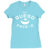 put queso face o Ladies Fitted T-Shirt