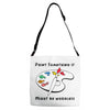 Paint Somerhing it Might Be Wordless Adjustable Strap Totes