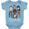 Women's March We are Human Baby Onesie