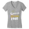 queens are born in 1960 Women's V-Neck T-Shirt