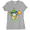 rufu  the green wolf Ladies Fitted T-Shirt