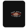 October Peeking Out Baby Boy Mousepad