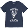 Best Dad in The Galaxy V-Neck Tee