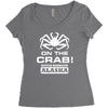 v t shirt inspired by deadliest catch   on the crab. Women's Triblend Scoop T-shirt