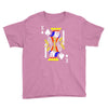 party king design funny humor cool graph baseball Youth Tee