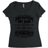 Dear Daddy... Women's Triblend Scoop T-shirt