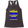 proud dad nurse Racerback Tank