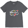 news flash black V-Neck Tee