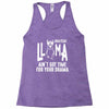 nurse lama Racerback Tank