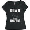 alien blow it fingering Women's Triblend Scoop T-shirt