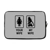 Your Wife And My Wife Laptop cover