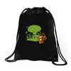 apathetic in the face of certain annihilation Drawstring Bags