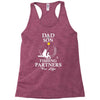 Dad And Son Fishing Partners For Life Racerback Tank