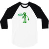 green man dance says hello 2018 3/4 Sleeve Shirt