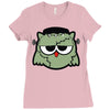 monster owls   frankenstein Ladies Fitted T-Shirt