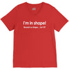im in shape .. round is a shape t shirt 3xl funny fat gym humor awesom V-Neck Tee
