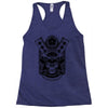 samurai skull Racerback Tank