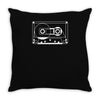 audio cassette 80's 90's party hip hop nostalgia retro Throw Pillow