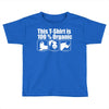 this t shirt is 100% organic Toddler T-shirt