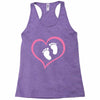 Baby Girl with Heart Any Name Customized Racerback Tank