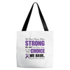 we don't know how strong we are until being strong is the only choice Tote Bags