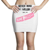 never mind the bulldogs Mini Skirts