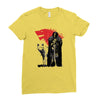 the king and the white wol Ladies Fitted T-Shirt