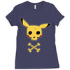 pikachu football dead Ladies Fitted T-Shirt