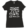 rusty motorcycles Ladies Fitted T-Shirt