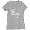 pixels are for squares Ladies Fitted T-Shirt