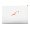 banksy headshot butterfly Accessory Pouches